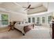 The main bedroom features a tray ceiling and carpet at 470 W Magnolia Cir, Johns Creek, GA 30005