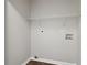Interior storage area in a unit with wire rack shelving and hookups at 7712 Autry Circle # 204, Douglasville, GA 30134