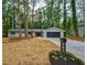 Exterior shot of a single-Gathering home with freshly landscaped front yard at 1329 Hidden Hills Pkwy, Stone Mountain, GA 30088