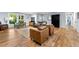 Inviting living room featuring hardwood floors, comfortable seating, and plenty of natural light at 1921 Hazelwood Se Dr, Marietta, GA 30067