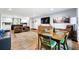 Spacious and stylish living room with dining area, hardwood floors, comfortable seating and an open floor plan at 1921 Hazelwood Se Dr, Marietta, GA 30067