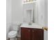The bathroom features a single sink vanity and modern fixtures, perfect for a quick refresh at 3656 Oak Sw Ln, Powder Springs, GA 30127