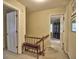 Upstairs hallway featuring charming details, bench seating and bright and airy feel at 351 Ridgewater Dr, Marietta, GA 30068