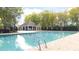 Enjoy the community pool with nearby covered pavillion and grilling area at 3045 Wyntree Dr, Peachtree Corners, GA 30071