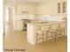 Kitchen with island and breakfast bar seating at 3045 Wyntree Dr, Peachtree Corners, GA 30071