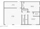 Layout of the ground floor featuring a Gathering room, garage, bedroom, and laundry room at 1501 Buckingham Pl, Stockbridge, GA 30281
