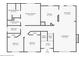 Layout of the main floor featuring a living room, kitchen, bathroom, and bedrooms at 1501 Buckingham Pl, Stockbridge, GA 30281