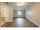 Bedroom featuring neutral paint and updated flooring at 110 Valley View Ct, Tyrone, GA 30290