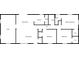 Schematic floor plan displaying the layout of rooms in this spacious house at 110 Valley View Ct, Tyrone, GA 30290