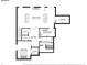 Basement floor plan layout with measurements at 2620 Nesbitt Crossing Way, Duluth, GA 30096