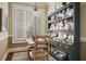 Cozy breakfast nook with custom shelves and bright window at 452 Cherokee Ne St, Marietta, GA 30060