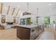 Open concept: kitchen with a large island flowing into the living and dining areas at 0 Chattahoochee St, Roswell, GA 30075