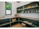 Well-organized pantry with butcher block counters, olive shelving, open shelving, and ample storage at 0 Chattahoochee St, Roswell, GA 30075