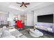 Modern living room featuring an open layout, sleek furnishings, and an entertainment center at 325 E Paces Ferry Ne Rd # 1803, Atlanta, GA 30305