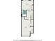 Downstairs floor plan includes a bedroom, bathroom, hallway, stairs, garage and room at 1976 Cobblestone Ne Cir, Atlanta, GA 30319