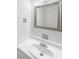 Bathroom featuring a single sink with decorative tiles on the wall at 4269 David Austin Ct, Snellville, GA 30039