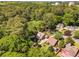 An aerial view of houses nestled among lush green trees in a beautiful neighborhood at 1919 Edinburgh Ne Ter, Atlanta, GA 30307
