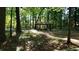 A scenic view of a park area with a covered picnic area and swings among the trees at 1919 Edinburgh Ne Ter, Atlanta, GA 30307