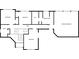 Second floor plan featuring bedrooms, baths, and hall layout at 6757 Delaware Bnd, Fairburn, GA 30213