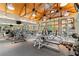 Well-equipped gym with a variety of weight machines, benches, and ample natural light at 2870 Pharr Court S Nw # 1608, Atlanta, GA 30305