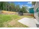 Back yard featuring an expansive grassy area, new wooden fence, and mature trees at 1765 Stoney Creek Se Dr, Atlanta, GA 30316