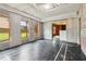 Partially finished basement featuring a painted floor, covered walls, and window views at 2620 Bent Creek Dr, Cumming, GA 30041