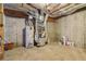 Unfinished basement providing ample storage space, ready for customization at 2620 Bent Creek Dr, Cumming, GA 30041