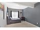 Bedroom featuring carpet floors, art on the walls, and a bed with pillows at 2248 Fort Se Dr, Smyrna, GA 30080