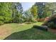 Spacious backyard featuring a well-maintained lawn and garden beds at 2634 Charlesgate Ave, Decatur, GA 30030