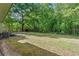 Expansive backyard, perfect for outdoor activities with a lush lawn and surrounded by mature trees at 655 Poplar Rd, Dallas, GA 30157
