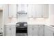 Modern kitchen with stainless steel appliances, light cabinetry, and white backsplash at 109 Iveybrooke Ln # 59, Alpharetta, GA 30009