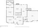 Detailed first floor plan showcasing layout of bedrooms, kitchen, Gathering room, and garage at 4631 Crooked Creek Ln, Villa Rica, GA 30180