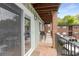 Spacious balcony with seating, perfect for enjoying the outdoor view at 1705 Monroe Ne Dr # D01, Atlanta, GA 30324