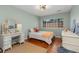 Bright bedroom with hardwood floors, natural light and vintage style decor at 1705 Monroe Ne Dr # D01, Atlanta, GA 30324