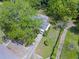 Aerial view of a well-maintained house with a large yard and mature trees at 1766 Sw Brewer Sw Blvd, Atlanta, GA 30310