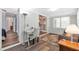 Comfortable living room featuring access to the dining room and bedroom at 1766 Sw Brewer Sw Blvd, Atlanta, GA 30310