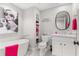 Chic bathroom with freestanding tub and elegant vanity at 3215 Oxleas Ct, Cumming, GA 30041
