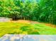 Expansive backyard with newly installed sod and a backdrop of mature trees offering natural privacy at 365 Friars Head Dr, Suwanee, GA 30024