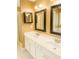 Modern bathroom featuring a double vanity, white cabinets, and framed mirrors at 365 Friars Head Dr, Suwanee, GA 30024