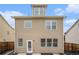 This is the exterior of the home showing the backyard and a patio at 4044 Elsdon Dr, Austell, GA 30106