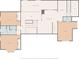 Upstairs floor plan showing bedrooms, bathrooms, Gathering room, and attic access, complete with a utility room at 4820 Coppedge Trl, Peachtree Corners, GA 30096