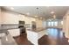 Spacious kitchen with a large center island, modern appliances, and stylish finishes at 2102 Talmai Dr, Snellville, GA 30078