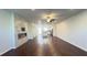 This open concept floorplan includes a fireplace and updated kitchen with stainless steel appliances at 2102 Talmai Dr, Snellville, GA 30078