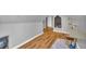 Finished attic space with hardwood floors and custom nook area at 215 Fair St, Loganville, GA 30052