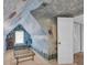 The bedroom showcases decorative ceilings and walls, plus natural light at 215 Fair St, Loganville, GA 30052