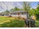 Charming single-story home with gray siding, brick foundation, red front door, and a lush, green lawn at 2032 Parker Ranch Se Rd, Atlanta, GA 30316