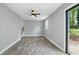 Open living room with modern finishes and walkout patio at 3031 San Jose Dr, Decatur, GA 30032