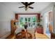Charming dining room with bay window, hardwood floors, and comfortable seating is perfect for meals at 2502 Kerry Ne Ct, Marietta, GA 30066