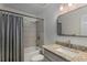 Bathroom vanity and shower combo at 1200 Taylor Oaks Dr, Roswell, GA 30076