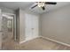 Bedroom with double door closet and ensuite bath at 1200 Taylor Oaks Dr, Roswell, GA 30076
